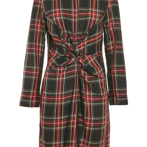 maje 마쥬 체크 패턴 원피스 (1)