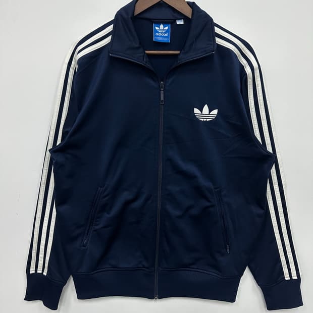 아디다스 네이비 구파이어버드 져지 트랙탑 
