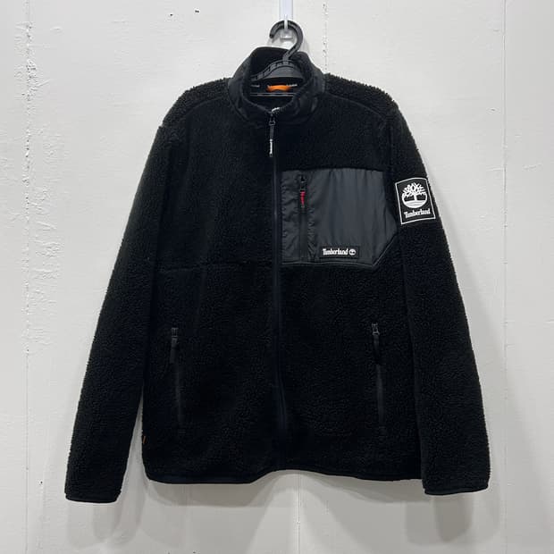 팀버랜드 후리스 패치 집업 자켓 L