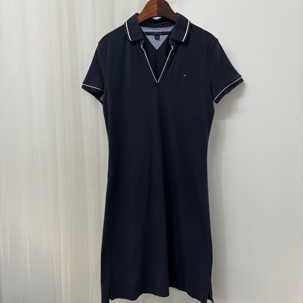 Tommy Hilfiger 피케 반소매 원피스