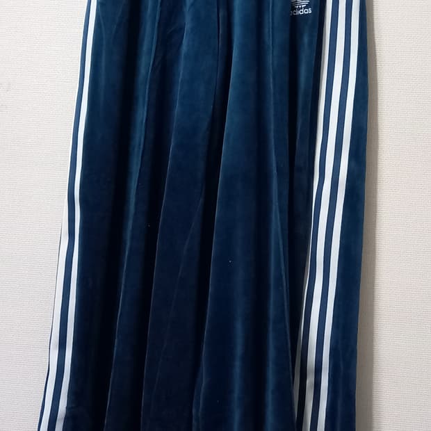아디다스 벨벳 청록 트레이닝바지 26~28인치
