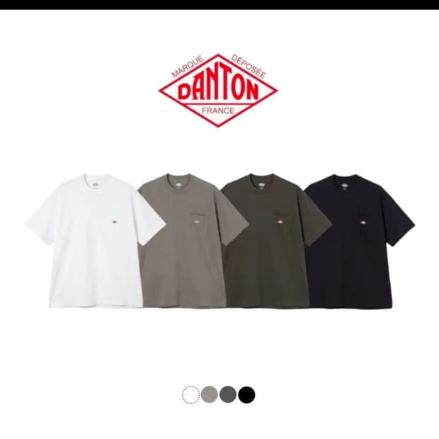 🔥[새상품/정품]🔥단톤 포켓 반팔티셔츠 3 colors