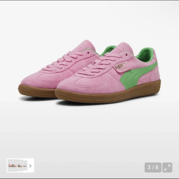 푸마 팔레르모 핑크그린