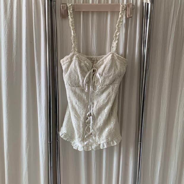 빈티지 코르셋 나시