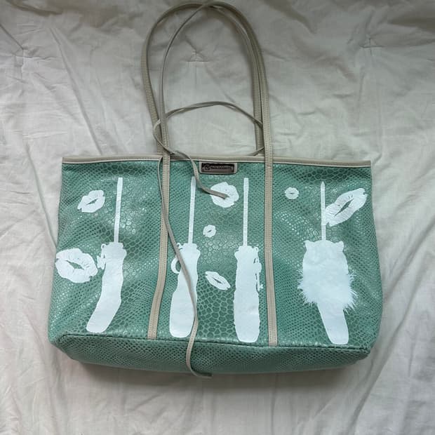 Mint tote bag