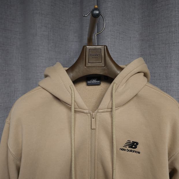 M ) 뉴발란스 에센셜 기모 후드 조거팬츠 세트