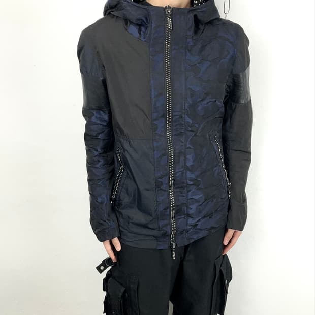 FranCisT MOR.K.S. Leather Panel Camo Hoo