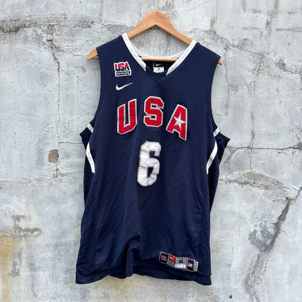 Nike 나이키 미국대표팀 르브론 제임스 농구 져지