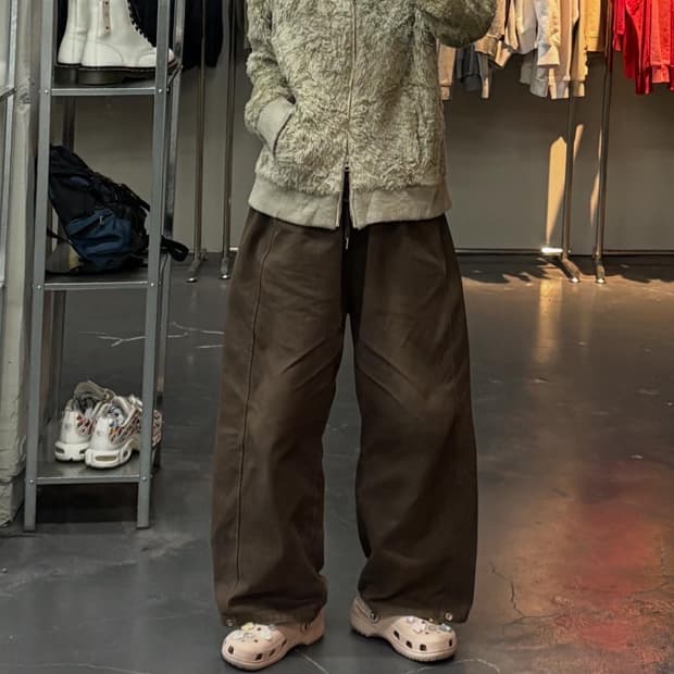 일본 빈티지 퍼 집업 투웨이 자켓 A2987