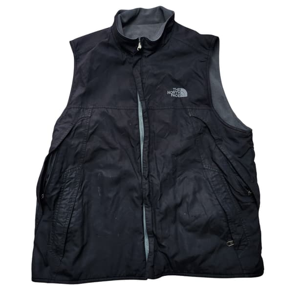 노스페이스 후리스 조끼 양면