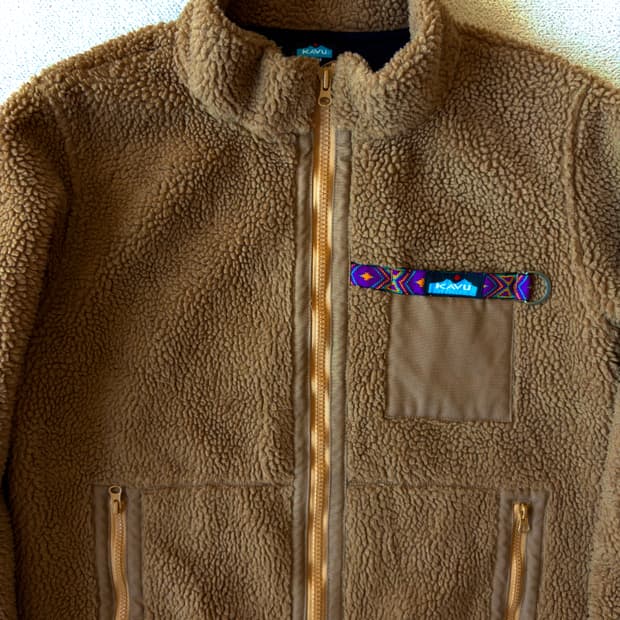 KAVU 플리스 덕 캔버스 집업