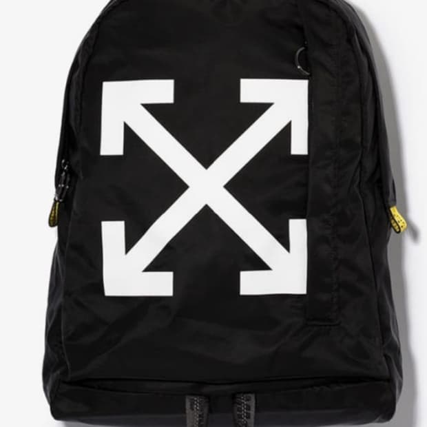 정품 오프화이트 크로스 백팩