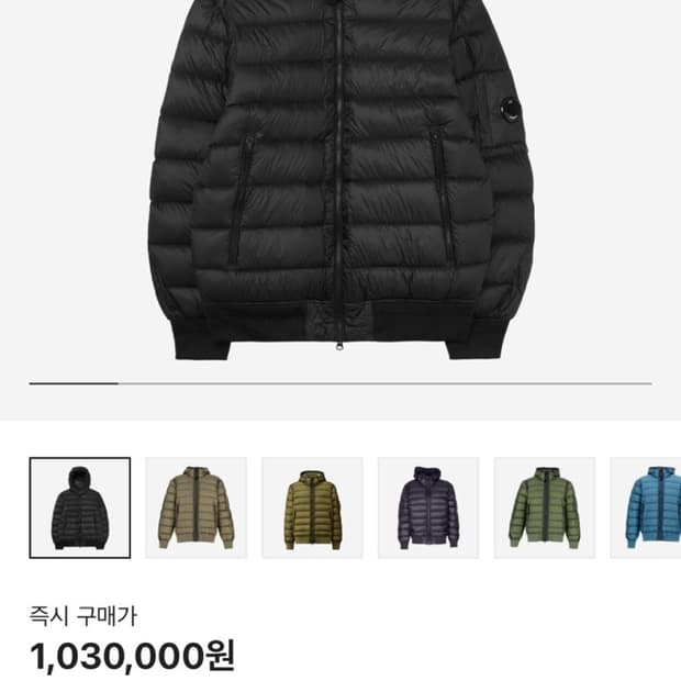 C.P. 컴퍼니 D.D 쉘 다운 자켓 