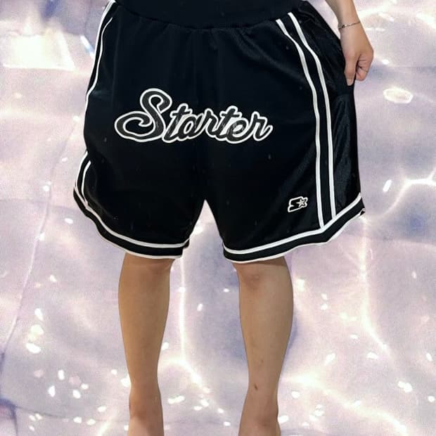 스타터 버뮤다 반바지 쇼츠 져지 트랙팬츠 블랙 XL