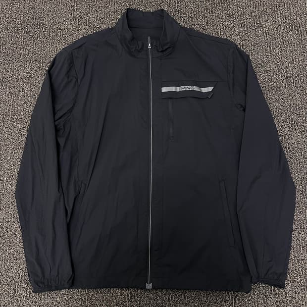 PING 핑 남성 골프웨어 경량 바람막이 자켓 블랙 105(XL)