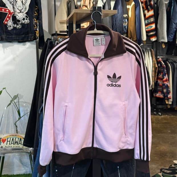 아디다스 오리지널스 트랙 자켓 클리어 핑크