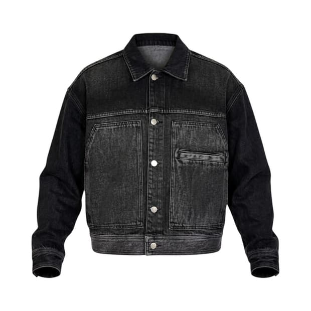 non floor denim jacket
