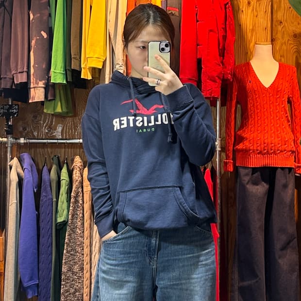 L 홀리스터 두바이 에디션 자수로고 후드