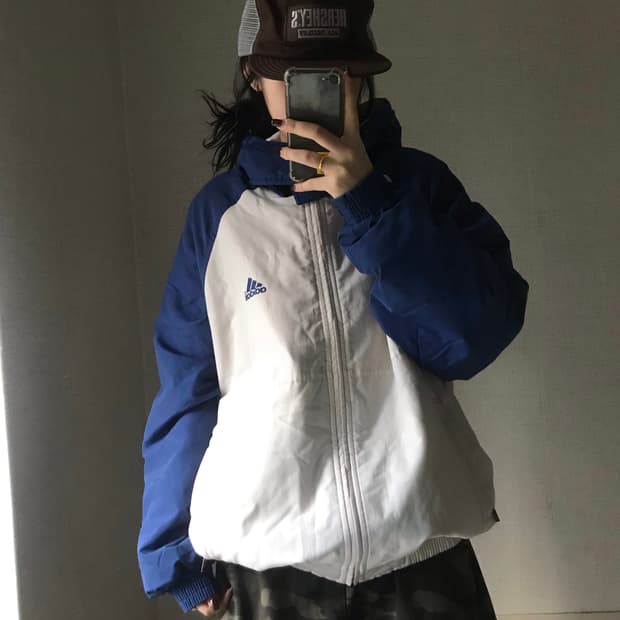 아디다스 흰파 나그랑 패딩