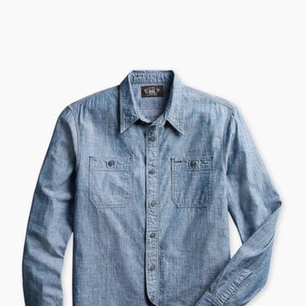 RRL 더블알엘 샴브레이셔츠 팝니다.