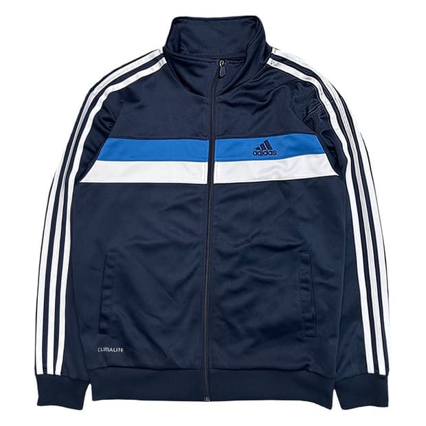 ADIDAS 올드스쿨 화이트 네이비 트랙탑 95