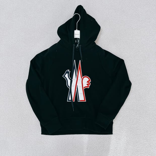 몽클레어 그레노블 남성 네이비 풀오버 후드 80%