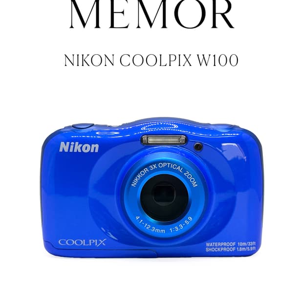 유튜버픽/박스셋민트급✨Nikon Coolpix W100 방수 빈티지디카