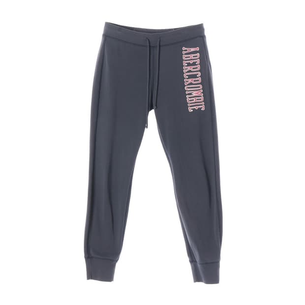 아베크롬비 빈티지 로고 네이비 조거 팬츠 XS