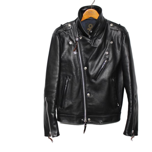 DIAFVINE 디아프바인 카우하이드 클래식 라이더자켓