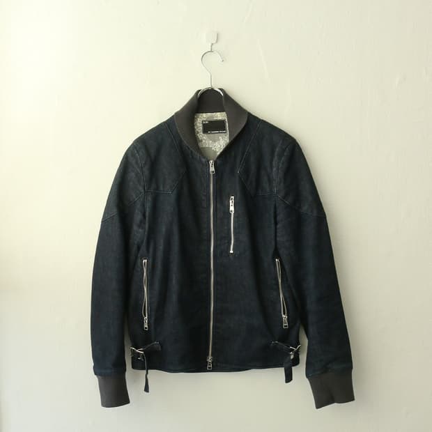 넘버나인 데님 라이더 자켓 