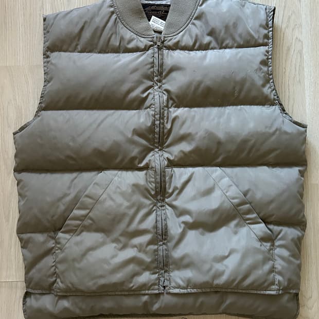 빈티지 에디바우어 다운 베스트