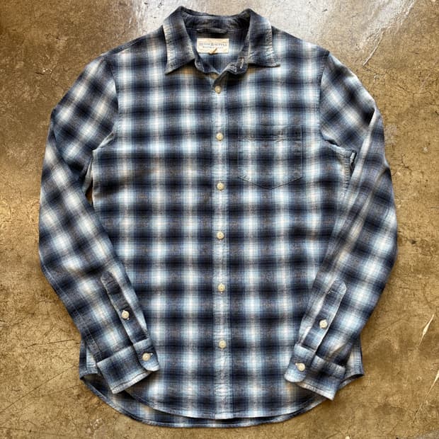 폴로 데님앤서플라이 옴브레 체크 셔츠