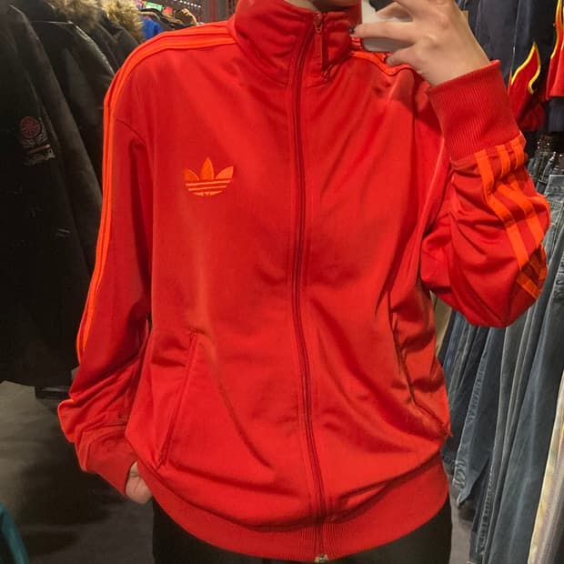 [IM] 아디다스 파이어버드 트랙탑져지 레드 오렌지