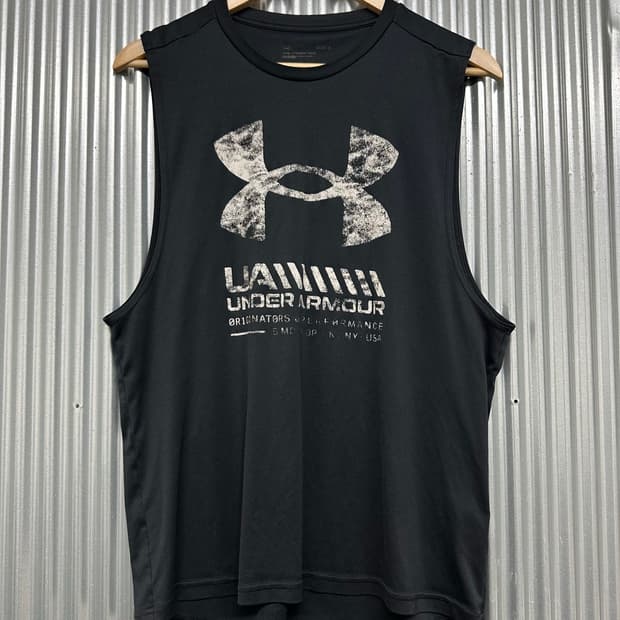 [L] 언더아머 Under Armour 그래픽 로고 탱크탑