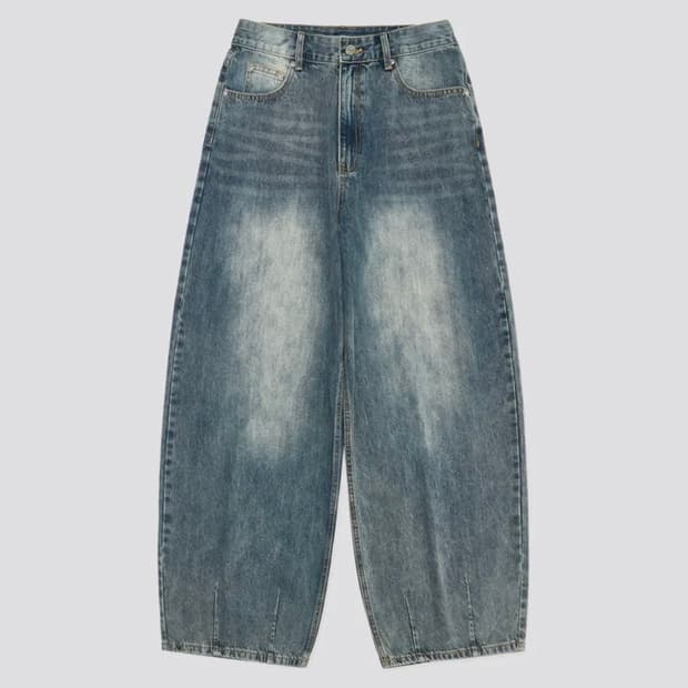 인템포무드 데님팬츠