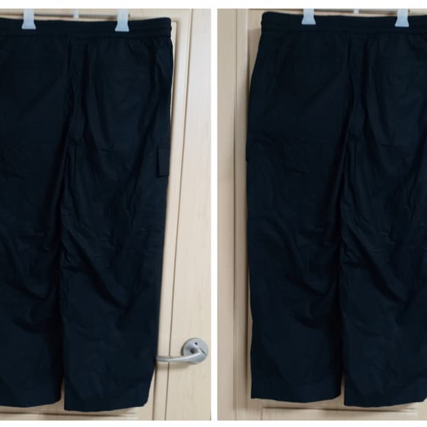 새제품 준지 Junn.J 블랙 카고 바지 52