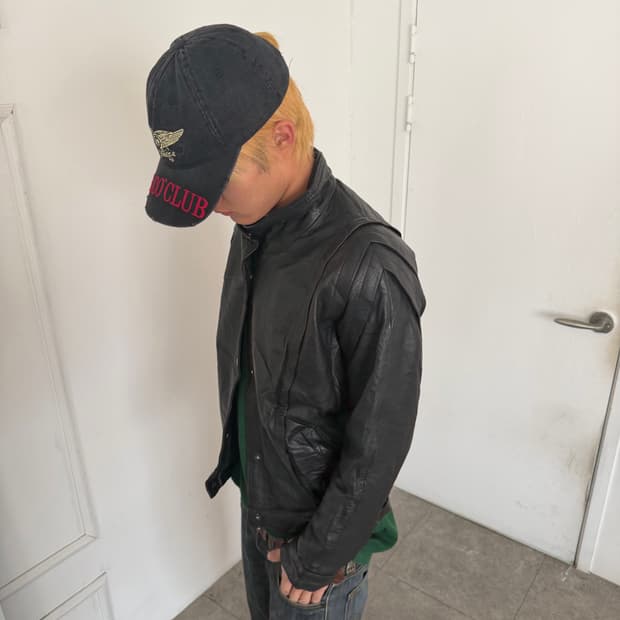 빈티지 레더 자켓