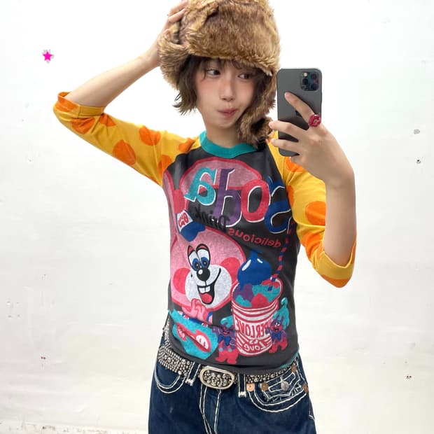 Brown fur big trapper hat