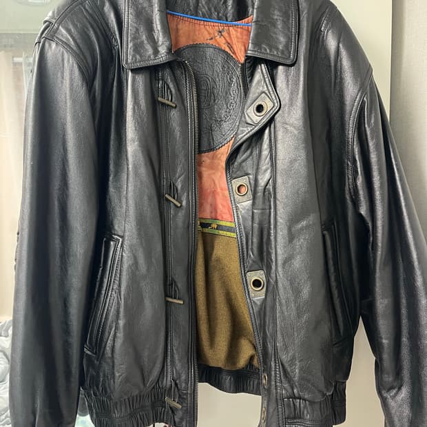 빈티지 가죽자켓
