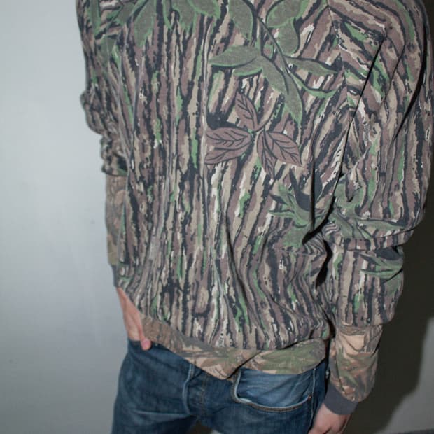 90s Made in USA Real Tree Pattern L/S S