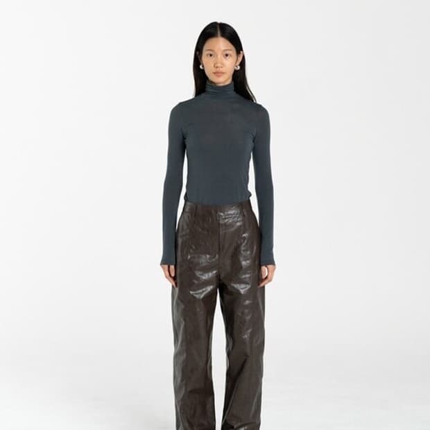 21FW Amomento leather pants