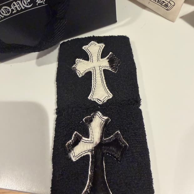 크롬하츠 스웻밴드 zebra패치 새상품