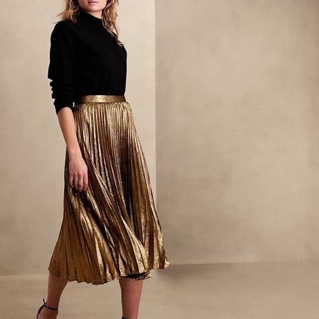 Banana Republic 바나나 리퍼블릭 플리츠 스커트