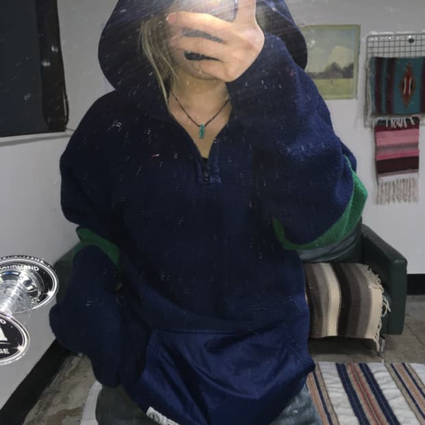 투티/0242 타미힐피거 진스 뽀글이 플리스 배색 라인