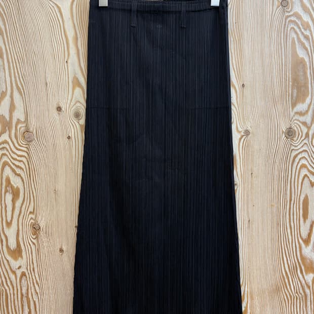 플리츠 플리즈 롱 스커트