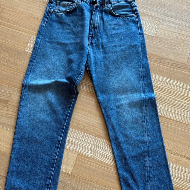 토템 트위스티드 심 데님 24-30 워시드블루