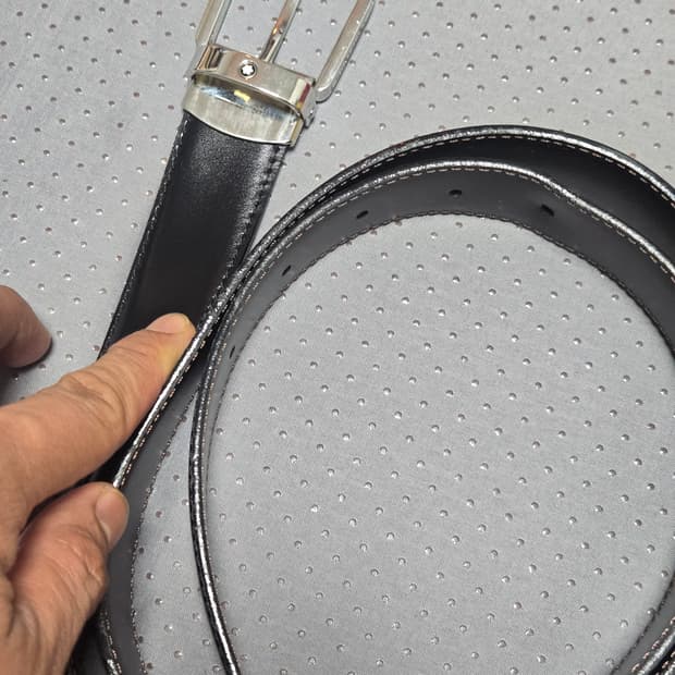 Montblanc 남성 벨트 정품 38-41 사이즈