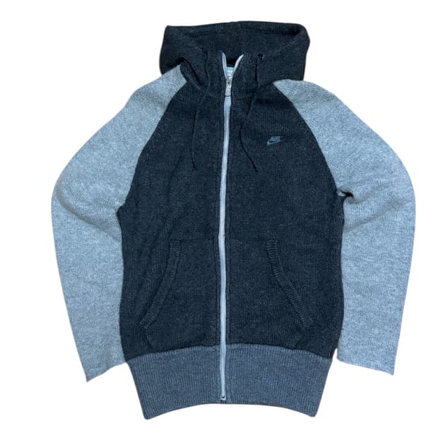 나이키 빈티지 니트 후드 집업