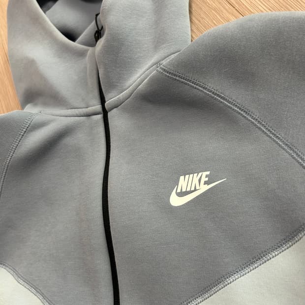 나이키 테크팩 후드집업  블루 L 