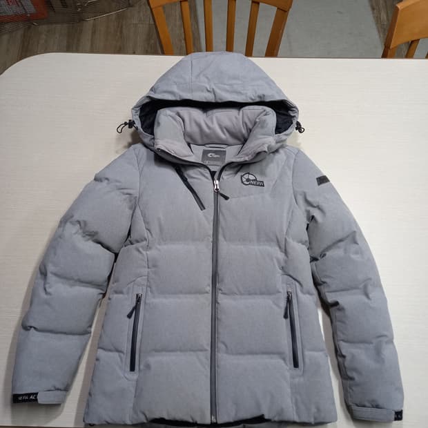M90 NEPA Active 구스다운 숏패딩 그레이 M-994
